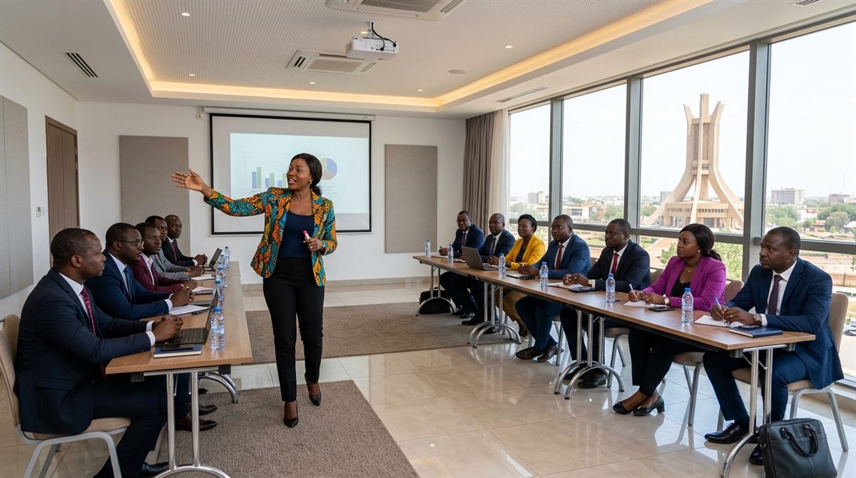Session de formation Building Business à Ouagadougou